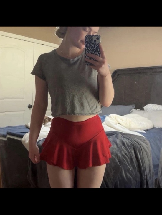 Target Dresses & Skirts - Target Red Flared Mini Skort